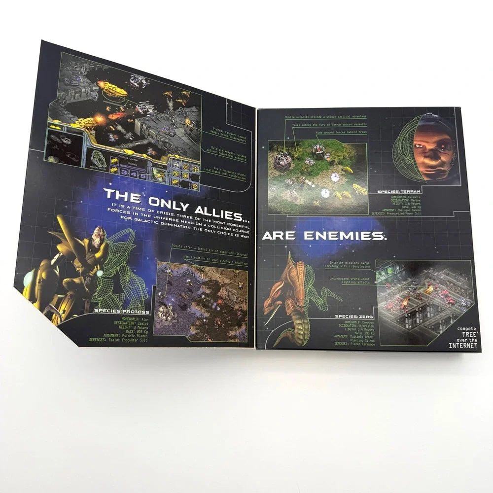 StarCraft Mac Big Box 1998 Power Macintosh Complete Blizzard Entertainment